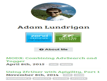 Tablet Screenshot of adam.lundrigan.ca